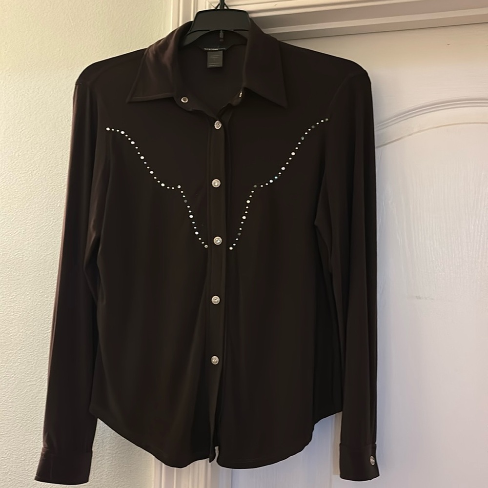 Lady’s Brown Western Shirt